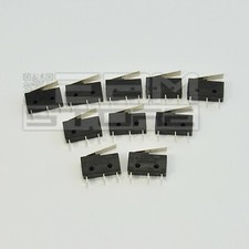 10 pz. microswitch a leva deviatore pulsante fine corsa micro switch - ART. EE03