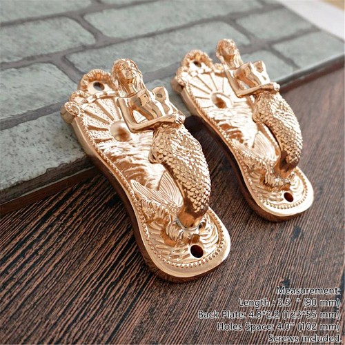 Vintage Bronze Mermaid Hooks Wall Hook Curtain Tie Backs Coat Hooks Coat Hangers - Picture 14 of 14