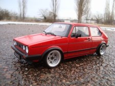 1:18 VW Golf 1 GTI Pirelli Tiefer Tuning mit 15 Zoll ATS Echt Alu Felgen