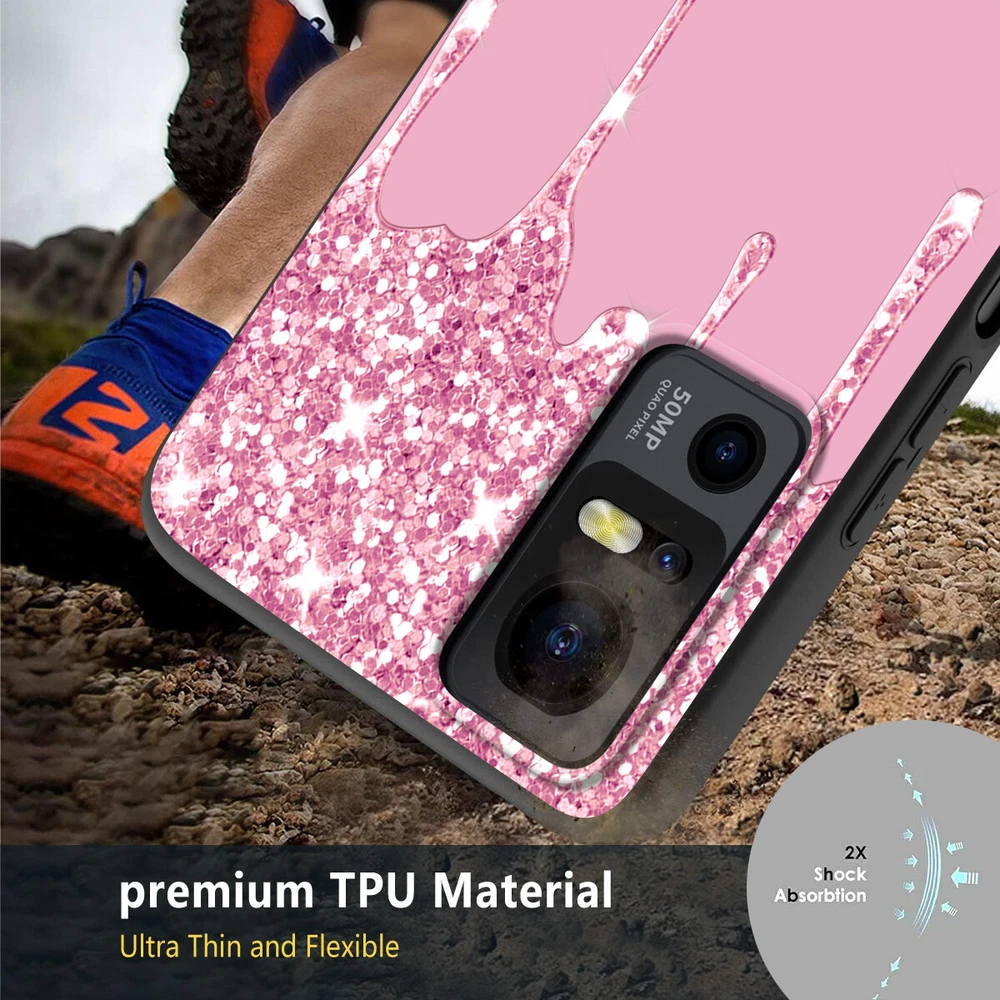 Phone Case For TCL 40 50 XL 501 503 T-Mobile Revvl 7 Girl Gorgeous Printed Cover
