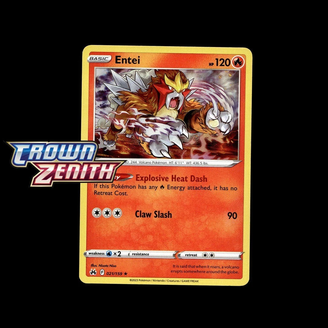 Entei Pokmon Individual Cards for sale - eBay Entei Pokmon Individual Cards for sale - eBay