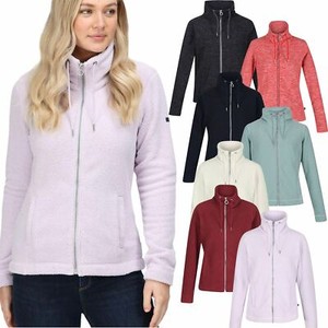 ladies fluffy fleece jacket