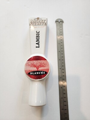 Anno 1686 Mort Subite Lambic Blanche Tap Handle Knob Bar Porcelain