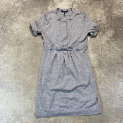 bcbg grey sweater dress BCBG Fair Isle Giraline Sweater Dress Wool