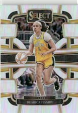 2023-24 Panini Select WNBA Silver Prizm Dearica Hamby Los Angeles Sparks #77