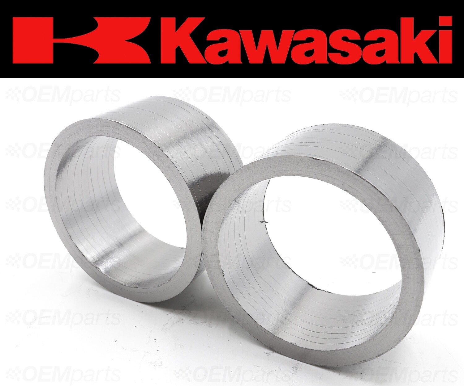 Set of (2) Kawasaki Ninja ZX6R, ZX10R Exhaust Muffler Silencer Pipe