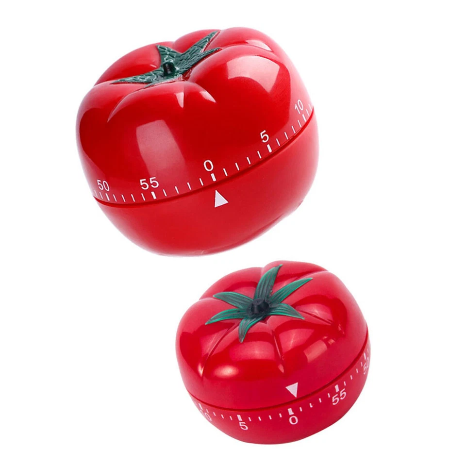 2pcs Visual Timer Clock Fruit Shape Timer Pomodoro Timer Cube Fruit Timer - Image 3 of 4