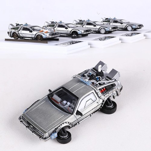 1:64 DMC I II III Back To The Future Time Machine Mr.Fusion Diecast Toy Model - Picture 8 of 29