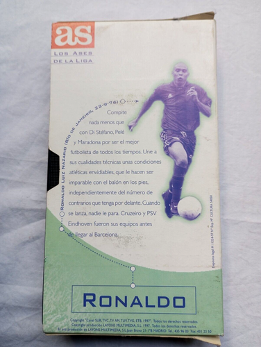 RONALDO LOS ACES DE LA LIGA TAPE VHS SPANISH FOOTBALL AS BOAT - Picture 4 of 5