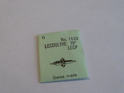 PIECE HORLOGERIE 1 AXE DE BALANCIER POUR MONTRE LECOULTRE 12 1/2 469 - 479