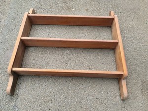 Rustic Vintage Old Pitch Pine 3 Shelf Storage Barn Loft Find Ebay