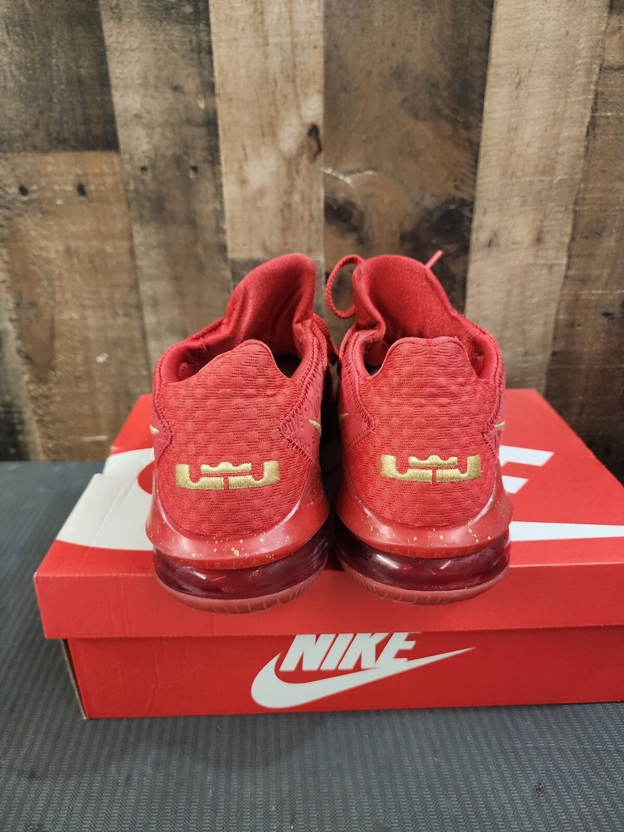 NIKE - xxx さん専用　NIKE lebron17 low ナイ17 29cmレッド赤 New Nike Lebron 17 XVII Low Triple Red Gold Titan Shoes