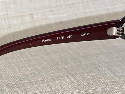 TED BAKER PANSY 1176 263 CAT2 WOMEN’S SYLISH SUNGLASSES RED FRAME (TB43) - Picture 5 of 6