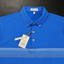 Peter Millar Crown Sport Summer Comfort Felix Performance Jersey Polo Size XL
