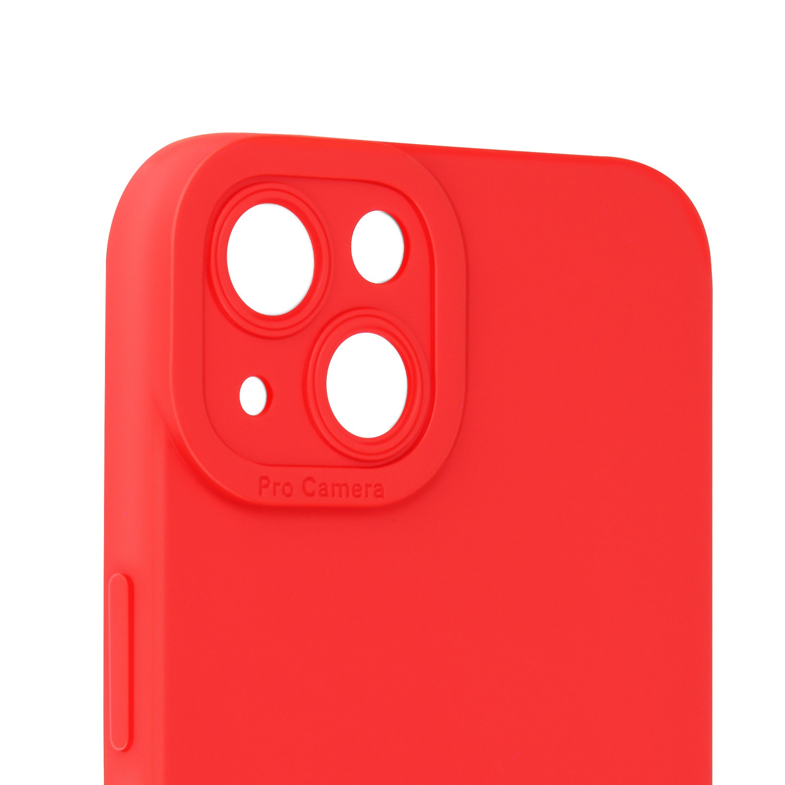 Coque iPhone 13 antichoc rouge avec cache objectif photo surélevé