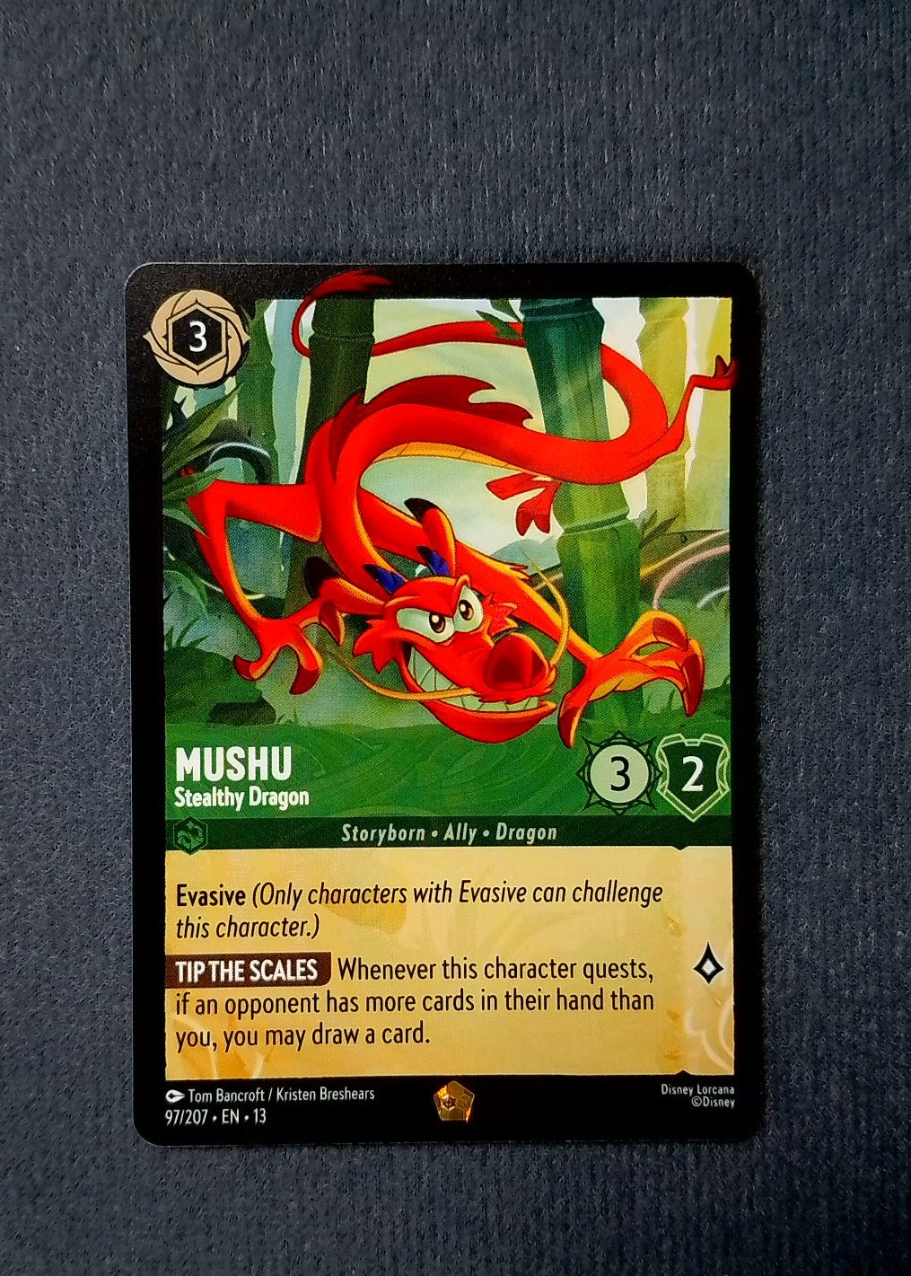 Mushu - Stealthy Dragon 97/207 Attack of the Vine! Legendary NM