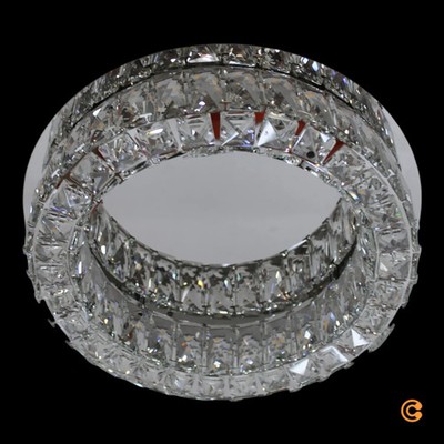 JUST LIGHT LED Deckenleuchte Kulunka Kristallglas Chrom klar dimmbar SIEHE TEXT