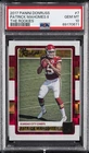 2017 PANINI DONRUSS THE ROOKIES #7 PATRICK MAHOMES II ROOKIE RC PSA 10
