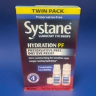 Systane Hydration PF Preservative Free  Dry Eye Relief Drops Twin Pack 7/2026+
