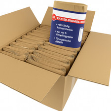 ARLI Bio Müllbeutel 10L kompostierbar Papier Beutel Tüte Biobeutel Küche