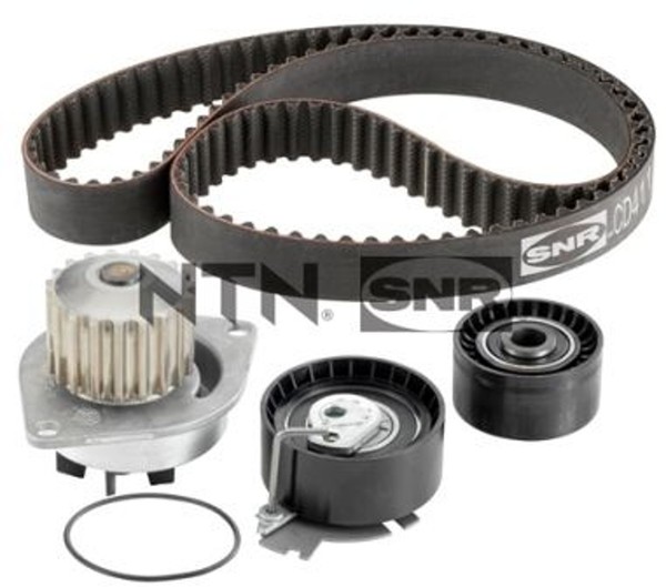 Wasserpumpe + Zahnriemensatz SNR KDP459.470 FüR Peugeot 307 206 B9 C2 Berlingo 1-image