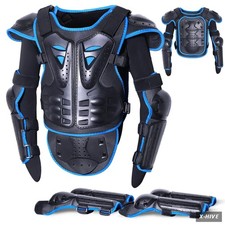 StarknightMT Combined Chest Back Protectors Kids Dirt Bike Armor Suit Full Body
