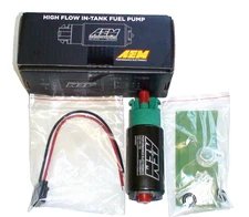 New AEM 340lph fuel pump upgrade kit for 2007-21 Subaru WRX STi 2.5 turbo 93 E85