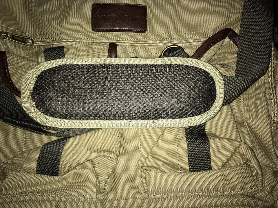 NUEVO Tommy Bahamas Colección La Jolla Bolso de Viaje de Lujo, Mochila de Lona 20oz Foto 4 de 4