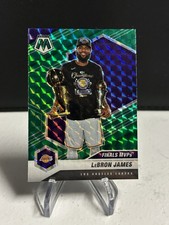 2020-21 Panini Mosaic Lebron James Green Mosaic Prizm Finals MVP's #297 Lakers