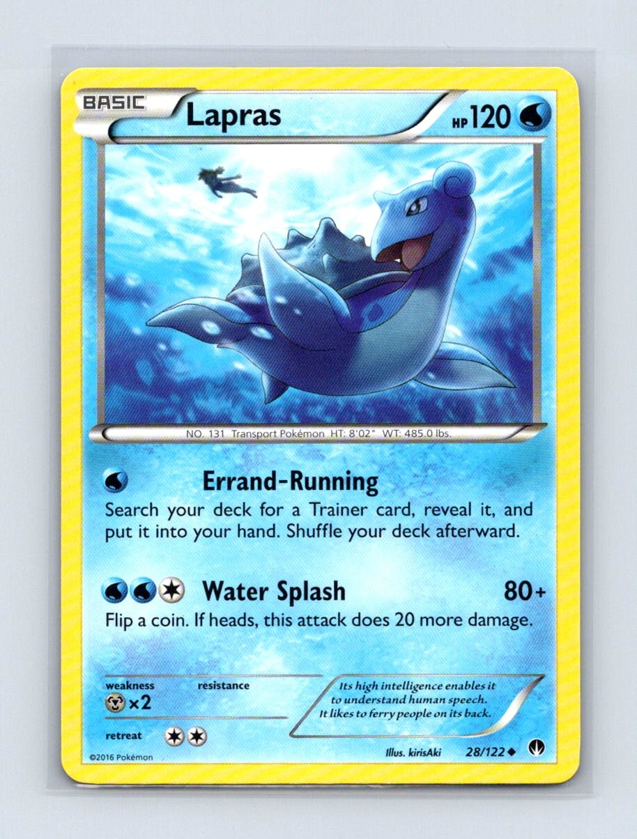 Lapras 28/122 Uncommon BREAKpoint Pokemon Near Mint