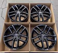 18" Jeep Grand Cherokee Gloss Black Wheels Factory OEM Rims set (4) 9156 9164