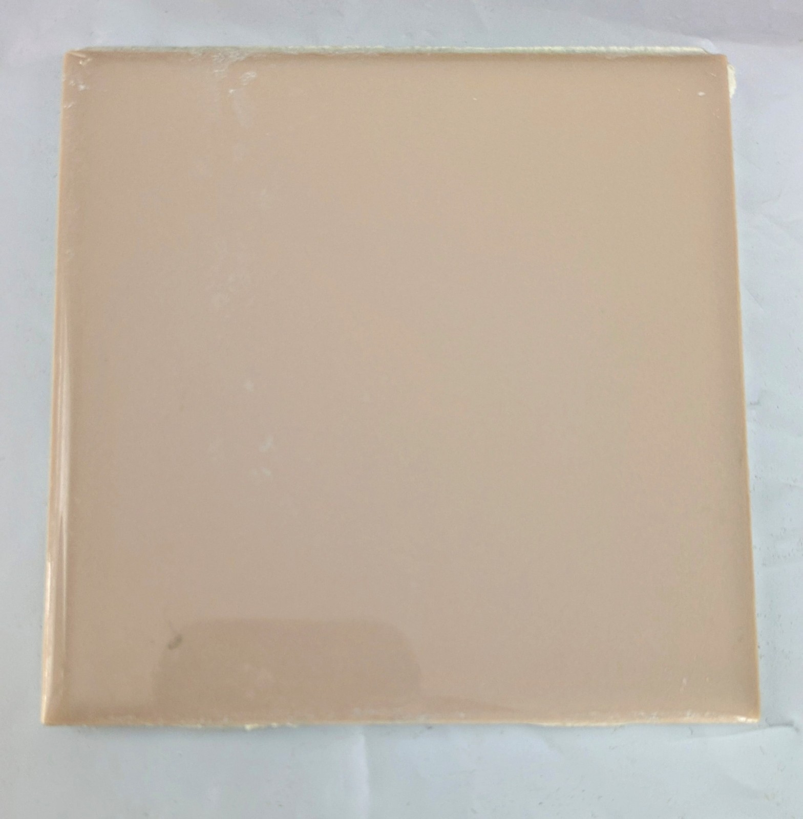 Vintage 4 1/4" American Olean Tile Sandlewood / Suntan  Light brown Reclaimed
