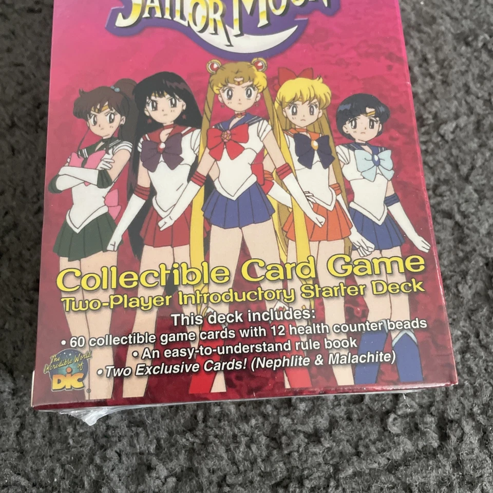Sailor Moon CCG First Premiere Edition Starter Deck TCG 2000 Dart New! - Image 2 of 4