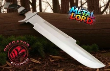 Predator Survival Machete Bowie - Full Tang Hunting, Camping, Tactical Bushcraft