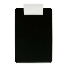 Antimicrobial Plastic Clipboard, Letter A4 Size, Low Profile Clip, Black