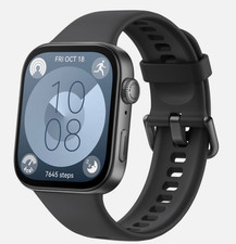 HUAWEI Watch Fit 3 AMOLED Smart Watch Fitness Tracker Black Heart Rate Sleep CHP