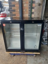 Back Bar Fridge Polar 2 Doors Working 90cm wide dept is 50cm