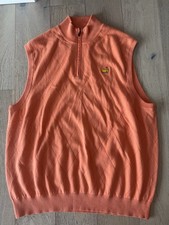 Bobby Jones Men’s Pullover Masters Tournament Vest Orange Xxl