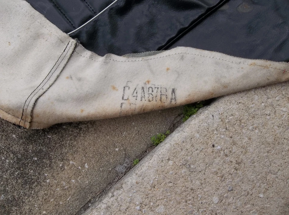 Ford Galaxie 500 390 427 1964 negro interior asientos delanteros y traseros C4AB C4AZ Foto 3 de 3