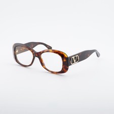 Valentino VLX-181B Havana/Gold 53mm Eyeglasses New Authentic