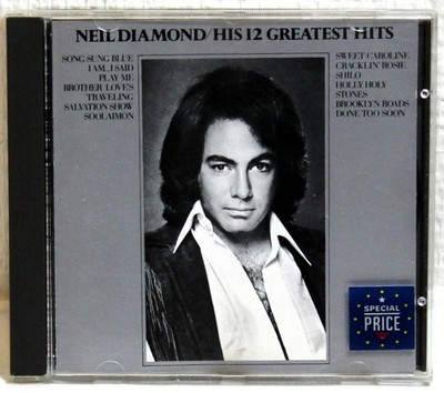 CD - NEIL DIAMOND - His 12 Greatest Hits