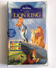 The Lion King VHS 1995 Walt Disney Masterpiece Collection BRAND NEW SEALED
