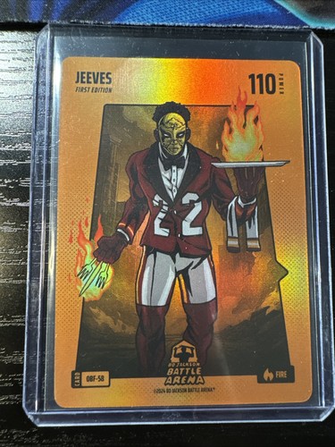 2024 Bo Jackson Battle Arena Jeeves Orange Battlefoil #OBF-58 