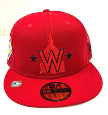 Washington Nationals NE MLB 2022 "Spring Training" Fitted Hat~Red