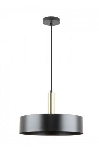 LEO MATTE BLACK/ GOLD HANGING SOCKET 1X E27/ 40W IP20 A8133XL