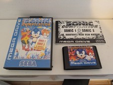 Sonic Compilation For Sega Mega Drive Complete With Manual - Excellent Condition
