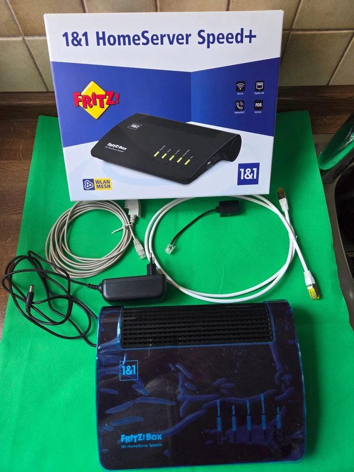 AVM Fritz!Box 7590 AX v2 (1&1 HomeServer Speed+ ) Frei für alle DSL-Anbieter - Bild 4 von 4