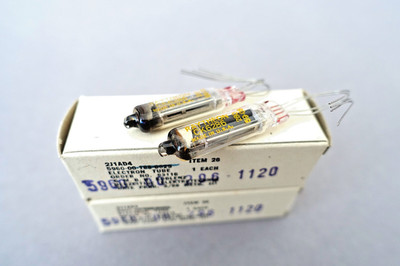 1 x BALANCED PAIR NOS 6286, CK6286, RAYTHEON, AMP TEST, BOXED, LOW DISTORTION