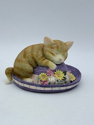 One Sweet Purr-sonality Vintage Kitty Coutuie Cat Figurine, by Hamilton