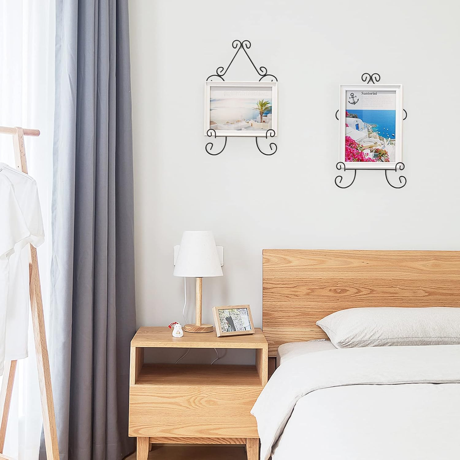 3 Pack 16 Inch Wall Mount Plate Display Hanger, Large Wall Easel Holder Vertical